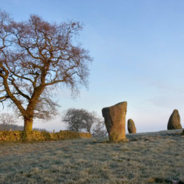 Nine Stones Close stone circle, Harthill Moor