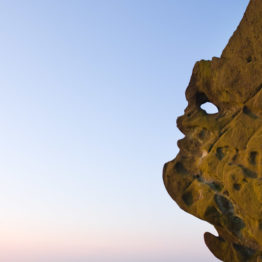 The Winking Man at dawn, Ramshaw Rocks
